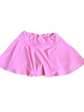 Rebel Athletic Legendary Flouncy Orchid Pink Crystal Skirt Skort Medium Adult